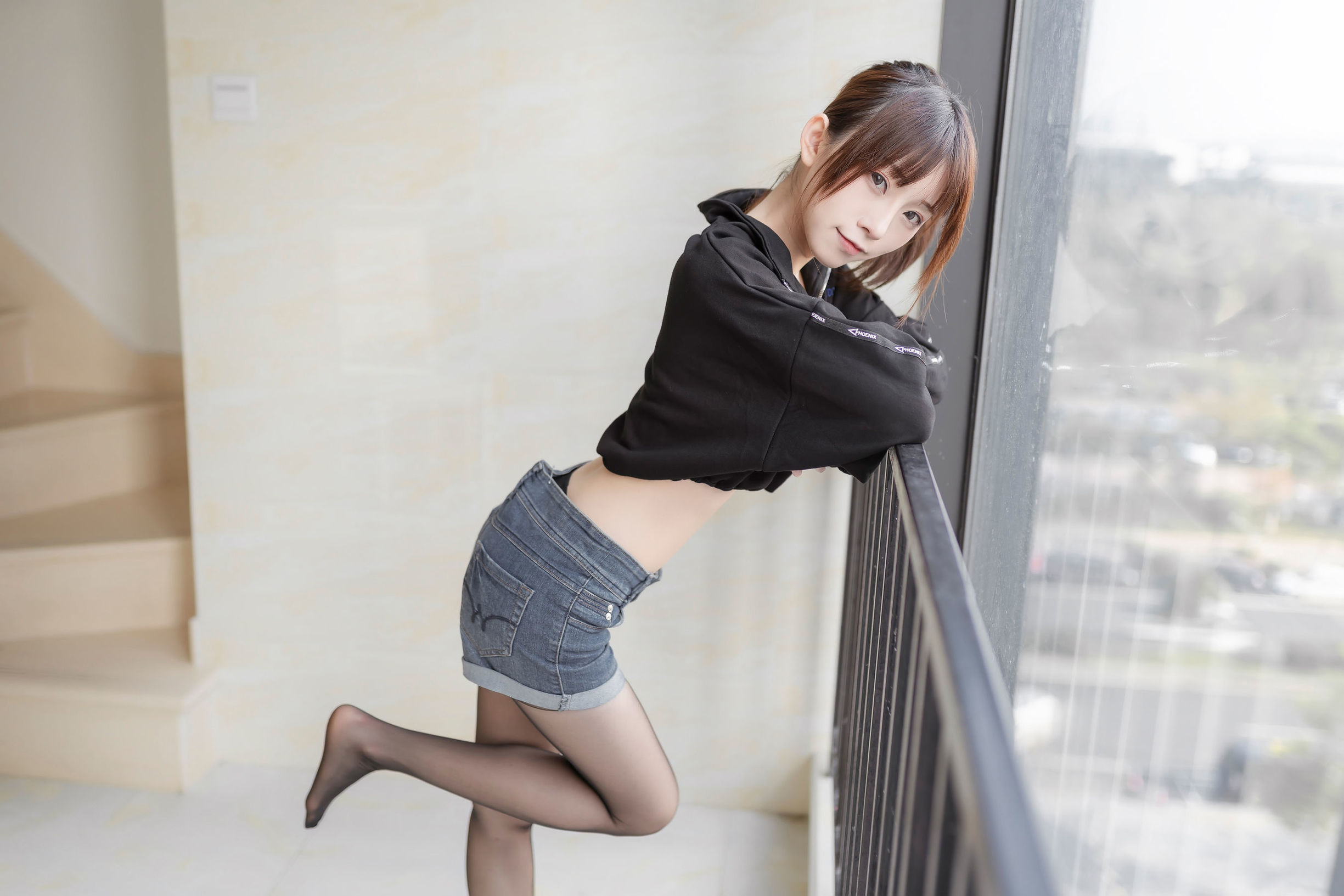 [网红COSER]动漫博主Kitaro_绮太郎单马尾女孩插图